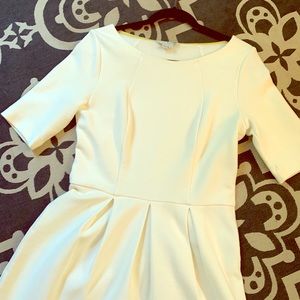 Boden ivory fit and flare size 8